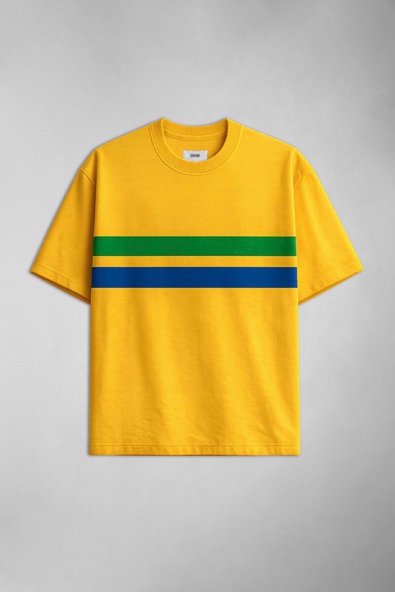 Camiseta Amarelinha Tricolor