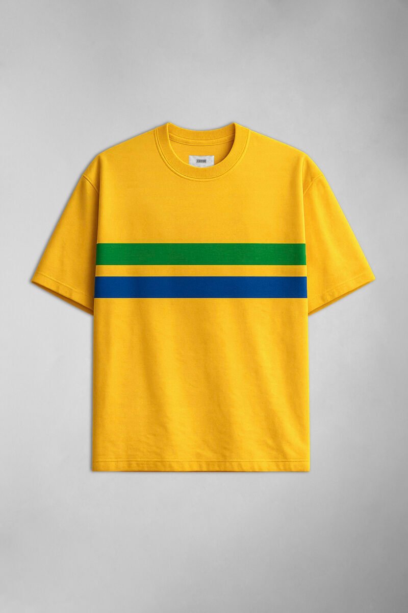 Camiseta Amarelinha Tricolor